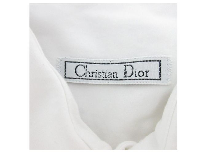 Camicia Christian Dior con pieghe Bianco - vista 10