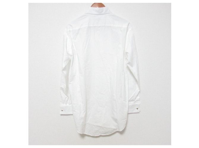 Camicia Christian Dior con pieghe Bianco - vista 2