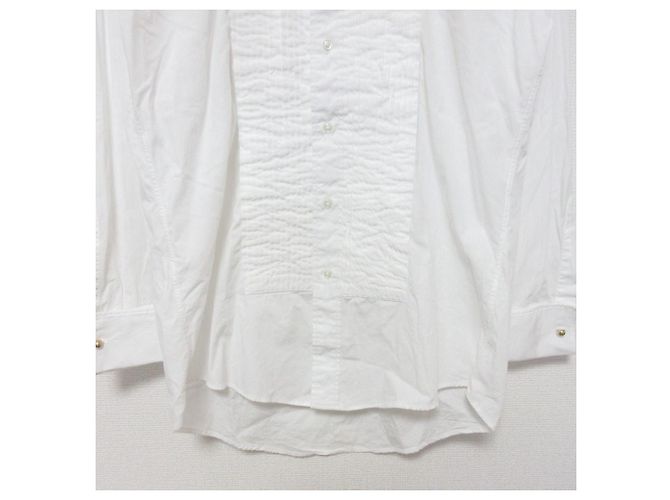 Camicia Christian Dior con pieghe Bianco - vista 5
