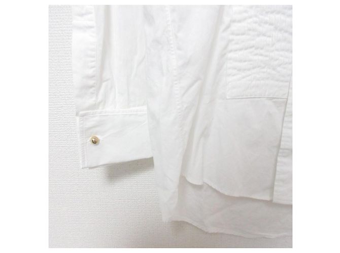 Camicia Christian Dior con pieghe Bianco - vista 6