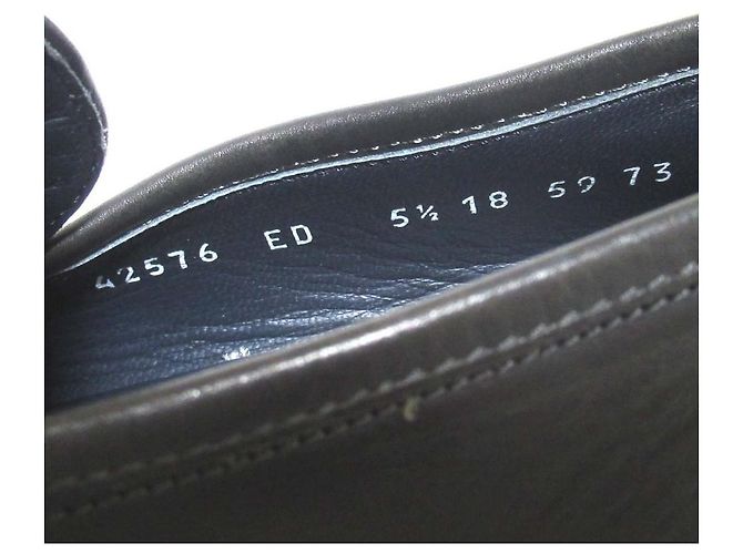 Autre Marque Mocassino in pelle Moreschi Marrone Grigio antracite - vista 11