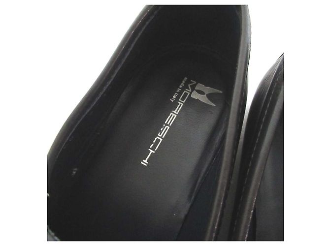 Autre Marque Mocassino in pelle Moreschi Marrone Grigio antracite - vista 6