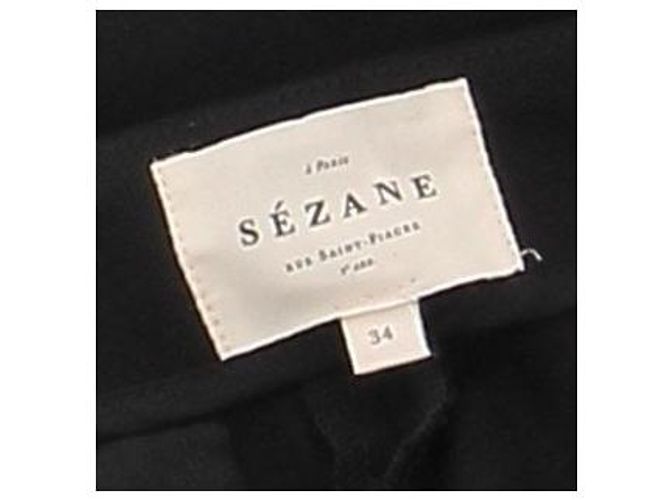 Pantalones de algodón negros SéZane - vista 5