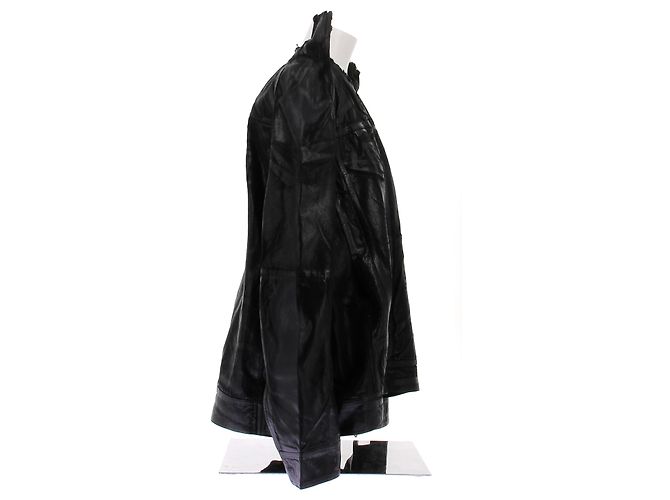 Giacca Tec Worker Rick Owens Nera in Cotone Nero - vista 4