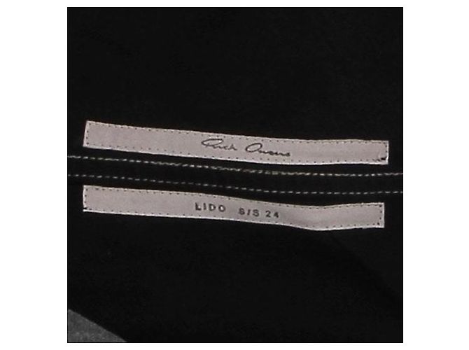 Giacca Tec Worker Rick Owens Nera in Cotone Nero - vista 6