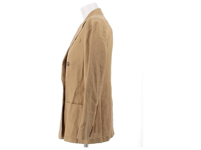 Blazer de algodão camel Polo Ralph Lauren - vista 3