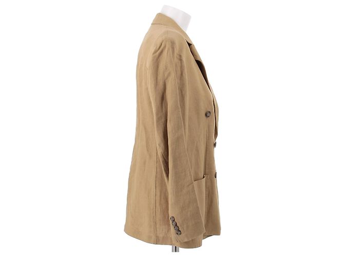 Blazer de algodão camel Polo Ralph Lauren - vista 4