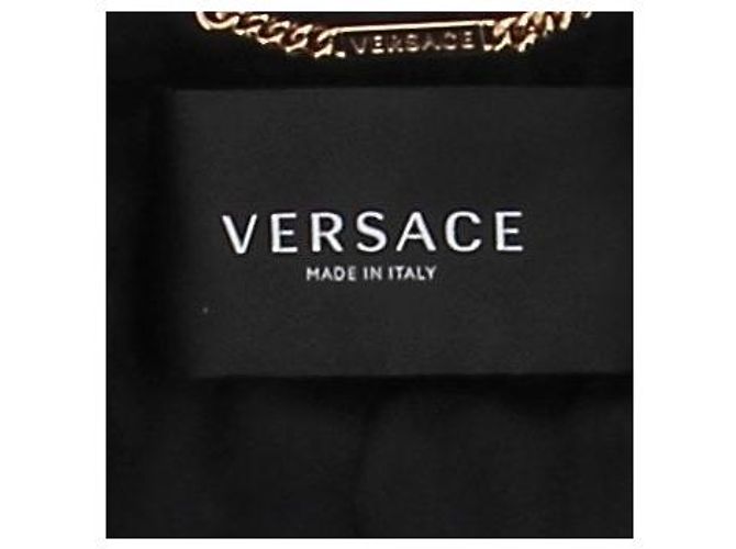 Versace Wollmantel schwarz mittellang - Ansicht 7