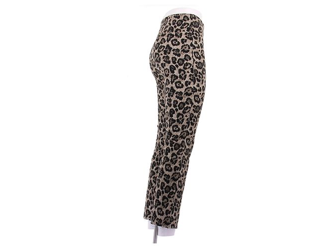 Pantaloni Ciara SéZane Marroni in Cotone Marrone - vista 3