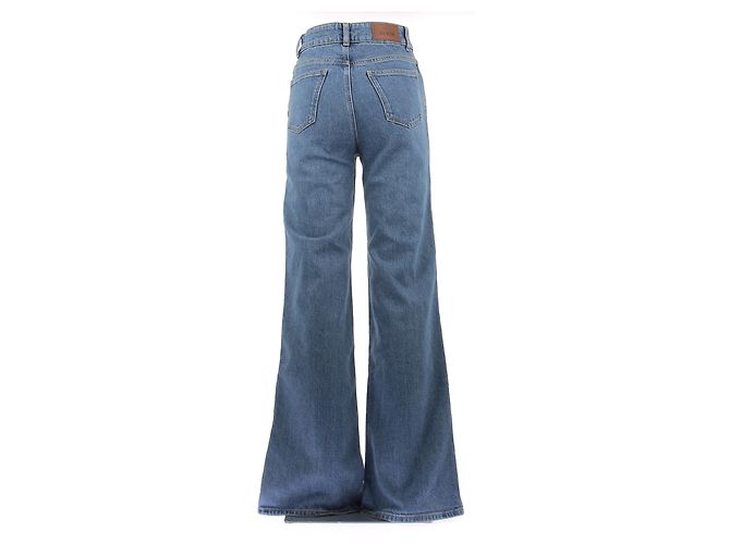 Jeans SéZane blu in cotone - vista 2