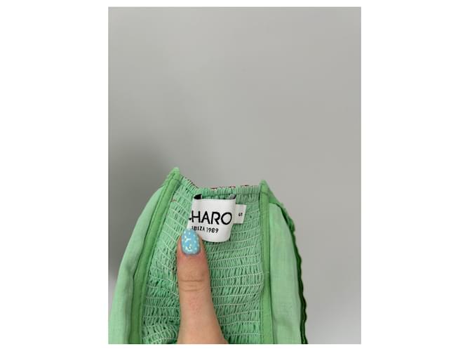 Autre Marque Bustier rosso e verde - vista 5