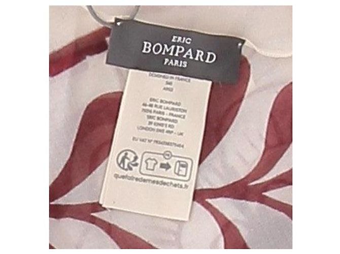 Eric Bompard Pareo estampado blanco y rojo Roja - vista 3