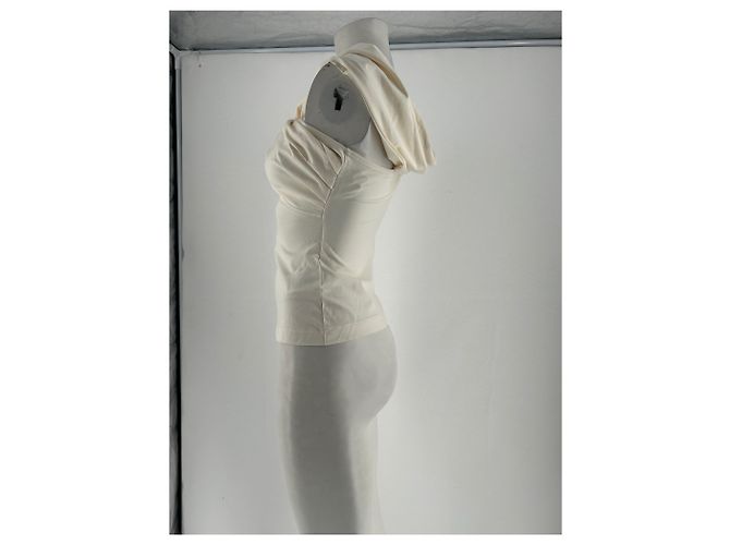 & Other Stories Top blanco de viscosa S - vista 3