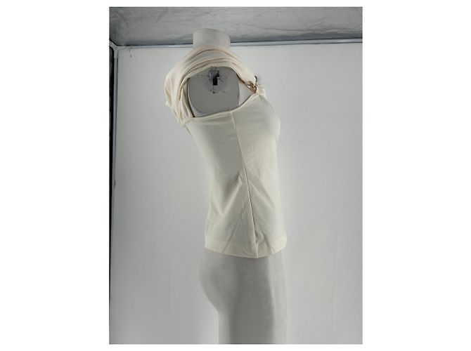 & Other Stories Top blanco de viscosa S - vista 4