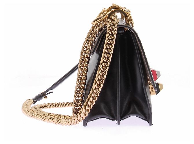 Fendi Borsa "Kan I" con stampa Zucca modello piccolo Marrone - vista 3