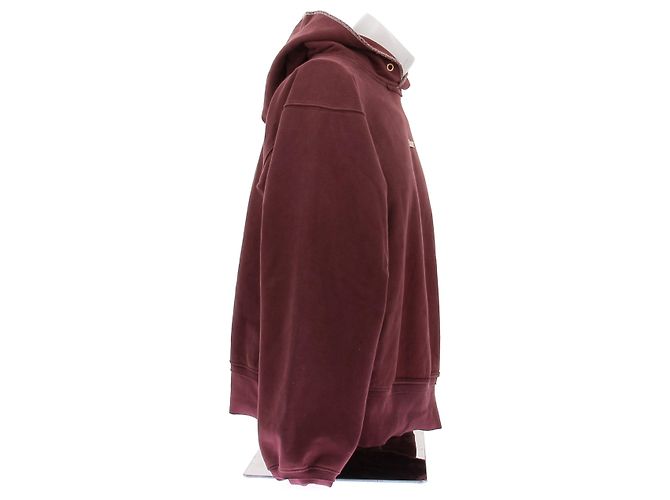 Maison Martin Margiela Felpa con cappuccio bordeaux Bordò - vue 3