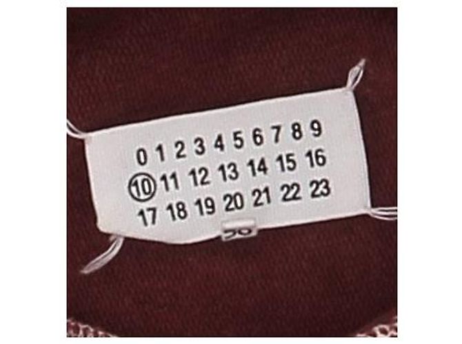 Maison Martin Margiela Felpa con cappuccio bordeaux Bordò - vue 5