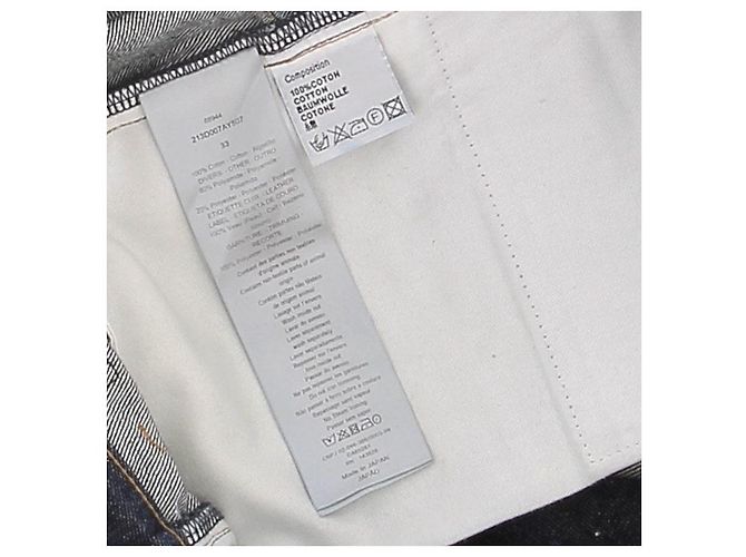 Jeans Dior x Sacai Blu Navy in Cotone - vista 5