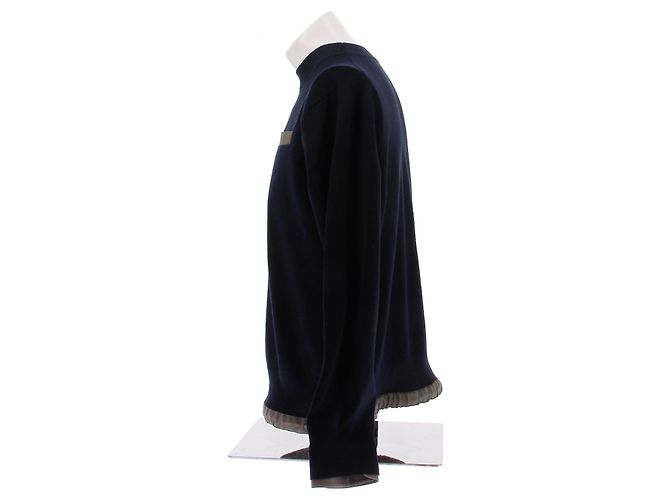 Sacai Wollpullover marineblau M - Ansicht 4