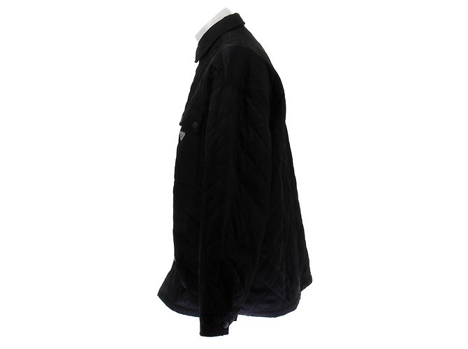 Prada Leichte Re-Nylon-Jacke Schwarz - Ansicht 3