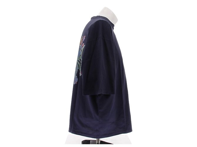 T-shirt Marni blu navy in cotone taglia 52 - vista 4