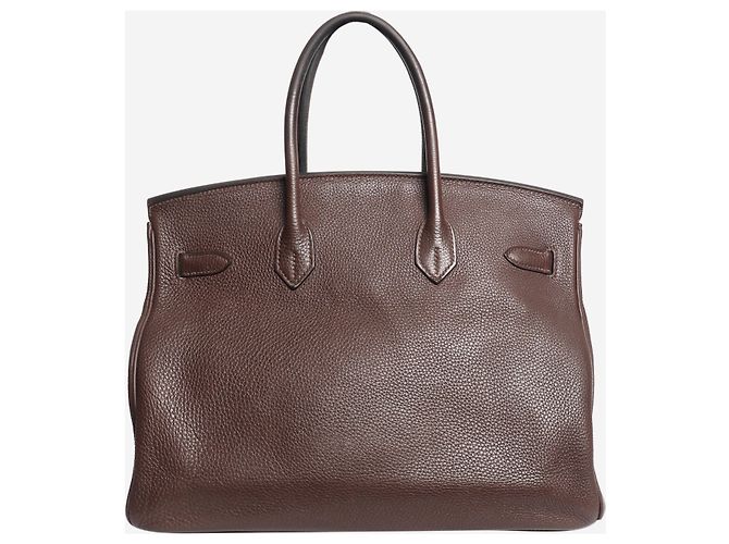 Hermès Birkin 35 Tasche Chocolate 2008 Braun - Ansicht 3