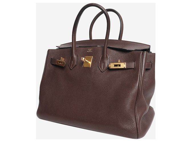 Hermès Birkin 35 Tasche Chocolate 2008 Braun - Ansicht 4
