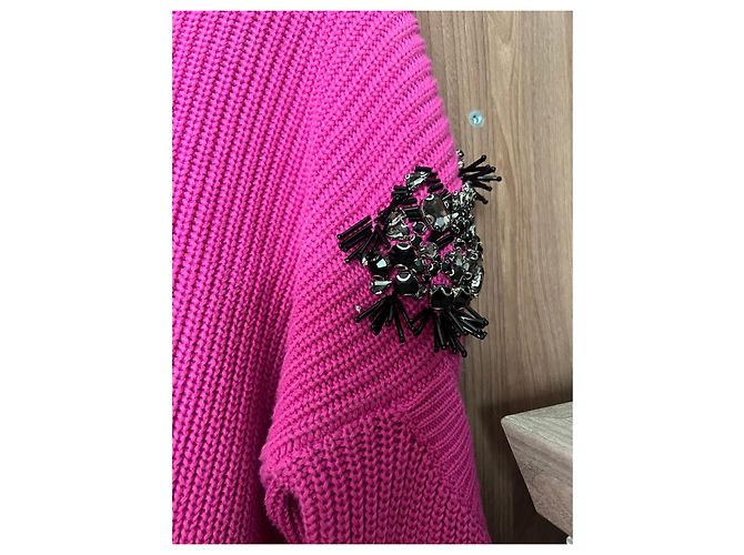 Pull Pinko avec ornements Rose - vue 3