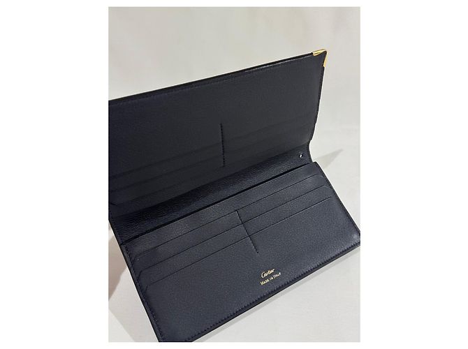 Cartier black leather wallet Grey - view 3