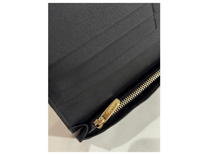 Cartier black leather wallet Grey - view 4