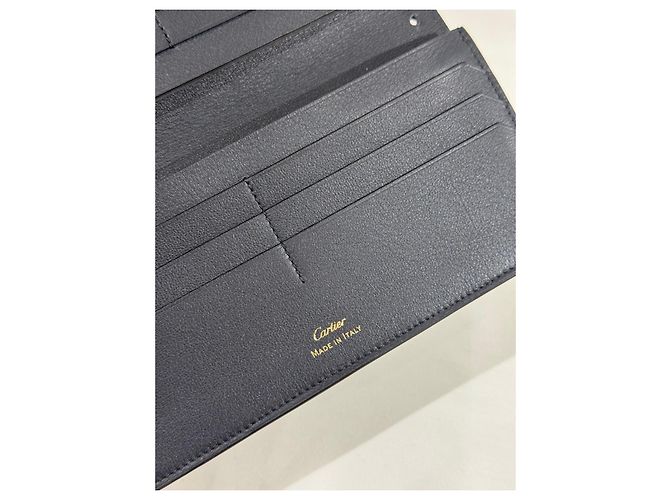 Cartier black leather wallet Grey - view 5
