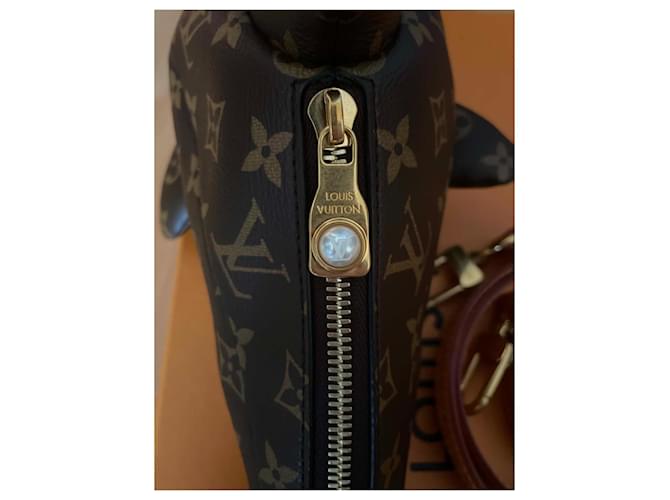 Borsa Louis Vuitton Monogram Dolphin Marrone Monogramma - vista 4