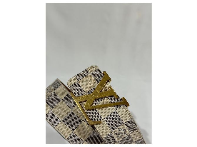 Louis Vuitton Damier Azur Gürtel Beige - Ansicht 3