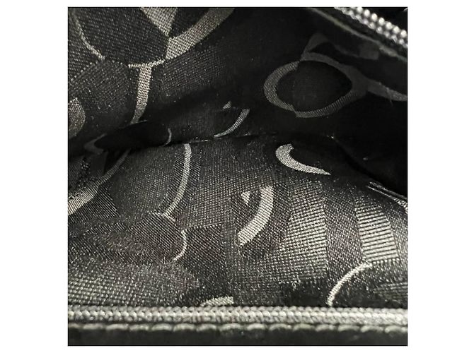 Borsa a tracolla in pelle Vara Ribbon Salvatore Ferragamo Nero - vista 10