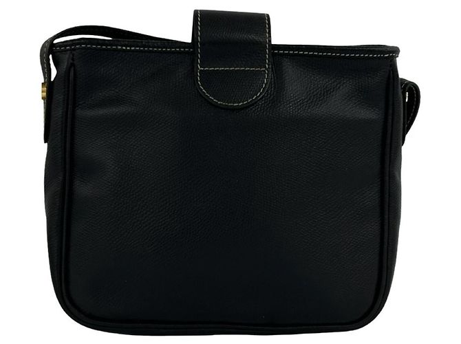Loewe Vintage Anagram Leder Schultertasche Schwarz - Ansicht 3