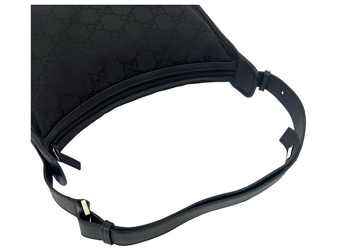 Gucci GG Logo Muster Handtasche Schwarz - Ansicht 4