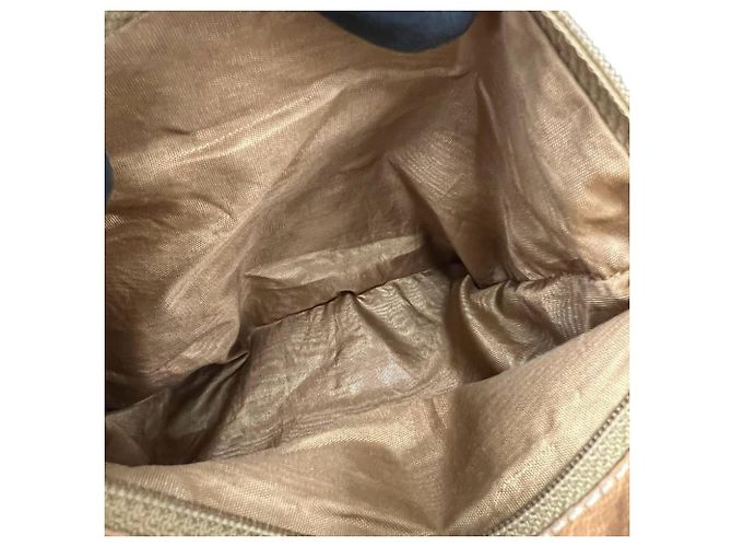 Céline Celine Vintage Macadam Blazon Triomphe Handtasche Braun - Ansicht 10