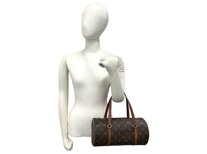 Louis Vuitton Vintage Papillon 30 Handtasche Braun - Ansicht 2