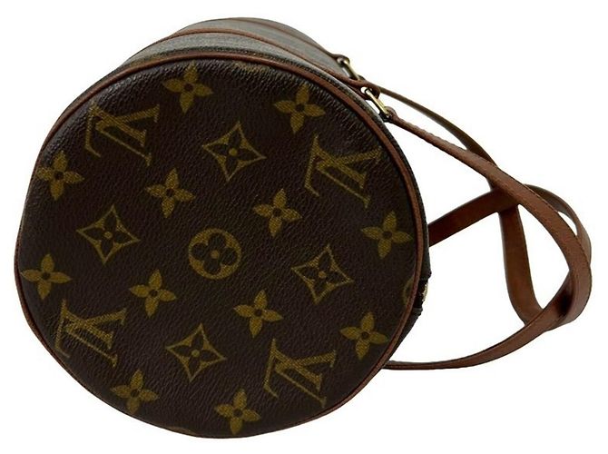 Louis Vuitton Vintage Papillon 30 Handtasche Braun - Ansicht 6