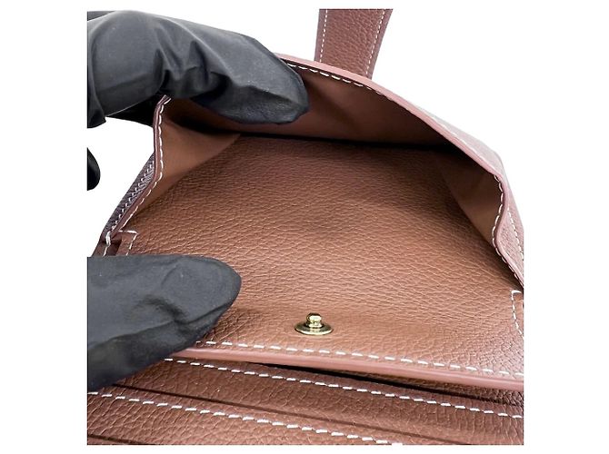 Louis Vuitton Compact Bi-fold Ledergeldbörse Braun - Ansicht 10