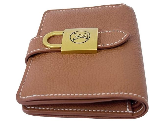 Louis Vuitton Compact Bi-fold Ledergeldbörse Braun - Ansicht 4