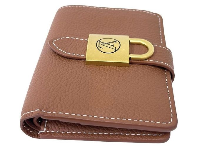 Louis Vuitton Compact Bi-fold Ledergeldbörse Braun - Ansicht 5
