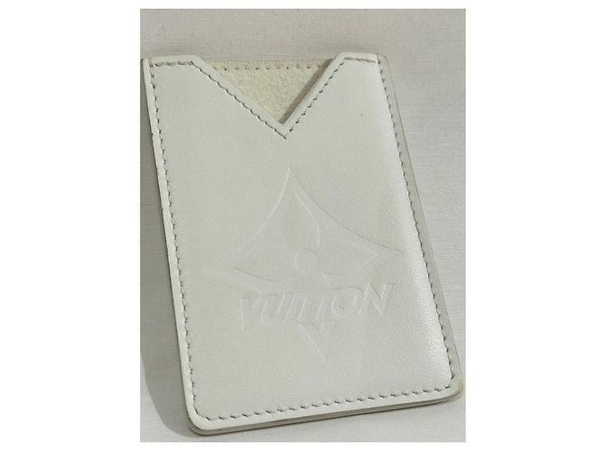 Weiße Leder-Kartenetui Louis Vuitton - Ansicht 2
