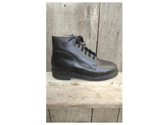 Autre Marque Black leather boots - view 8