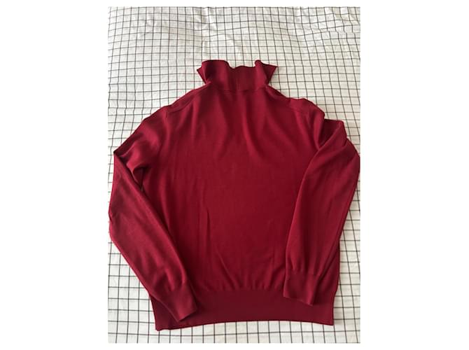 Loro Piana Roter Wollpullover - Ansicht 4