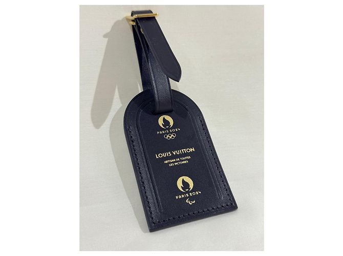Etichetta bagaglio Louis Vuitton Paris 2024 Blu scuro - vista 2