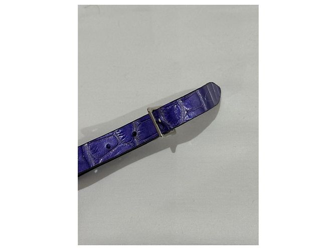 Portachip di viaggio in pelle esotica viola Louis Vuitton Porpora - vista 6