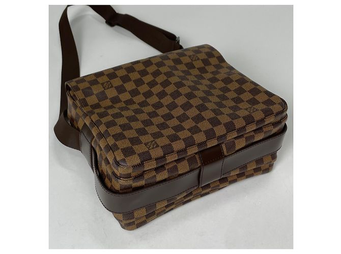 Borsa a Spalla Louis Vuitton Naviglio Marrone - vista 2