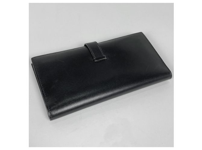 Hermès Hermes Bearn Long Wallet Schwarz - Ansicht 2
