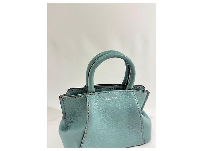 Borsa Micro C Cartier in pelle taurillon verde menta Verde chiaro - vista 2
